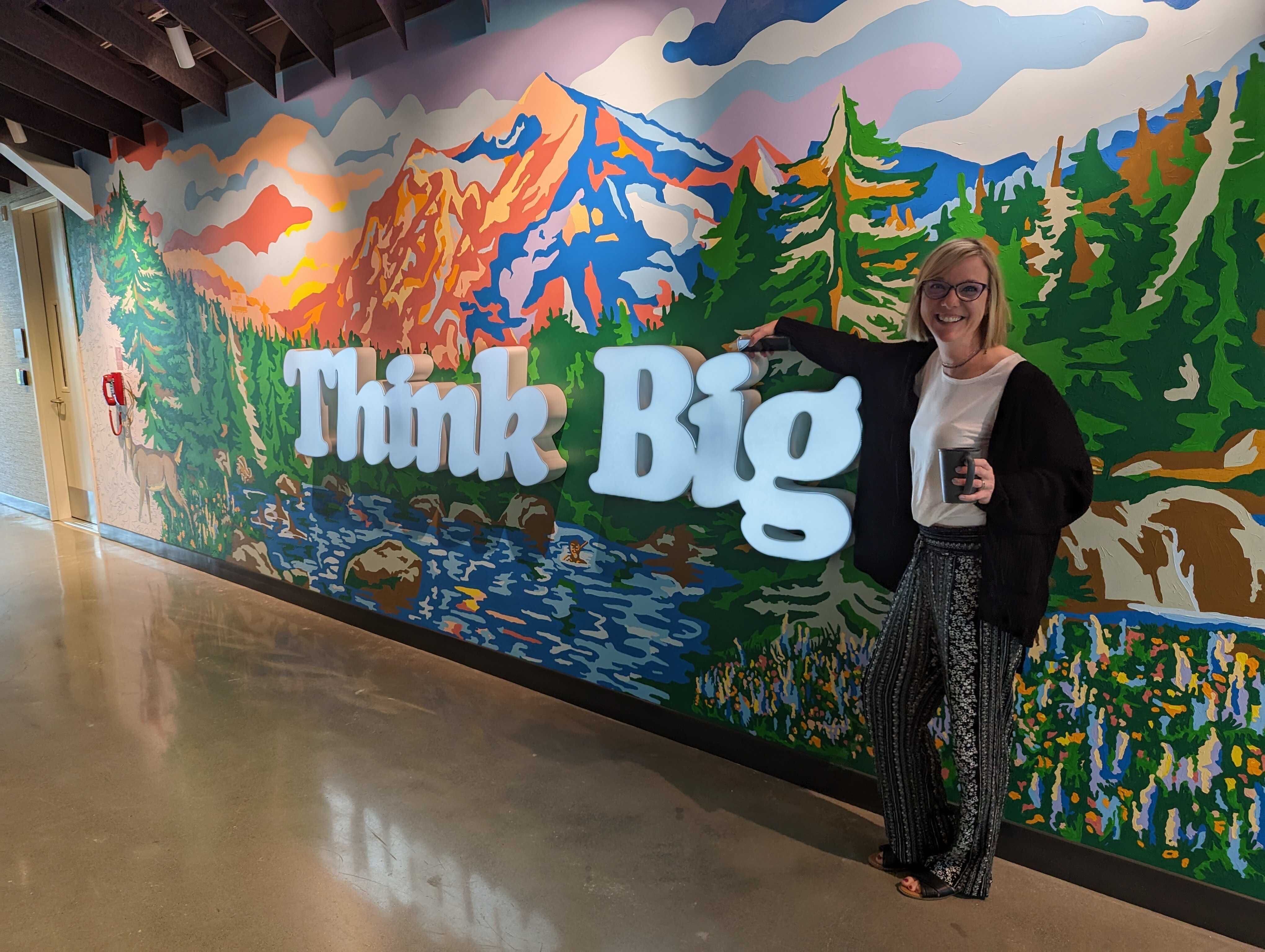 At AWS Think Big event